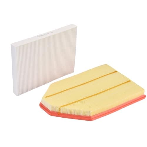 FLTRUCKTOP 04861746AB 68071668AA Engine Air Filter and Cabin Air Filter Compatible with Chrysler 300 & Dodge Challenger, Charger, 3.6L 5.7L 6.2L 6.4L 2011-2023