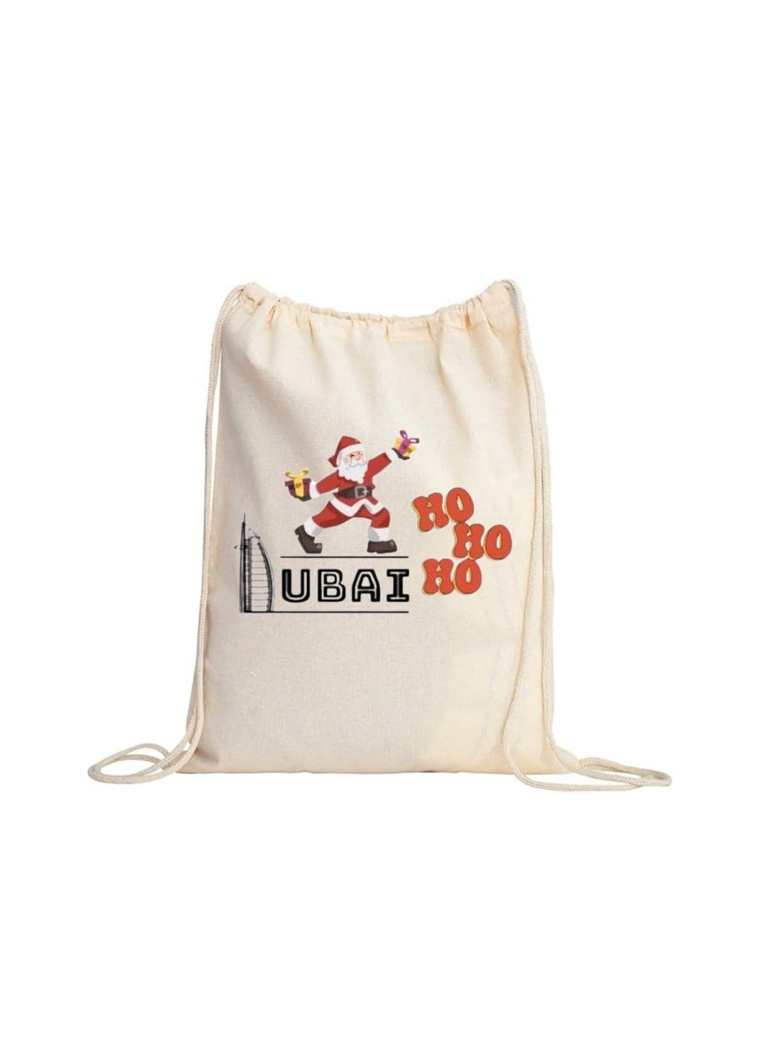 Christmas Santa Drawstring Bags With Christmas Design-Durable Sports Backpack For Kids,Great For School And Everyday Use,Lightweight For Everyday Use