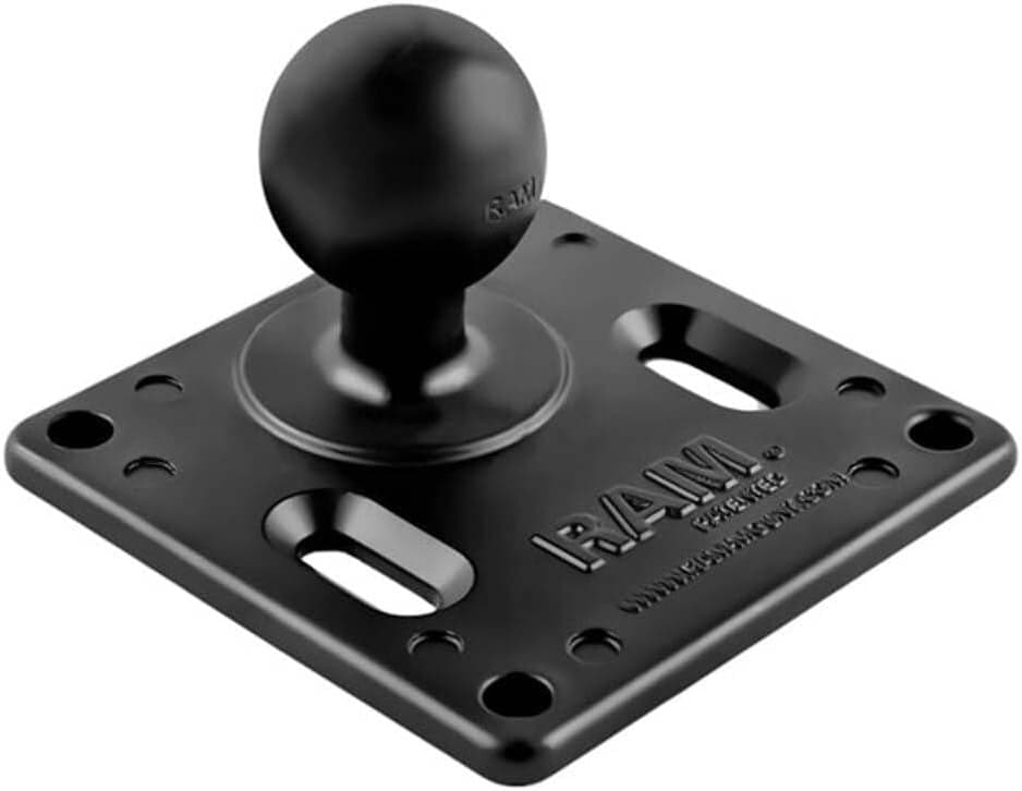 RAM 75x75mm VESA Plate with 1.5" Ball - Black