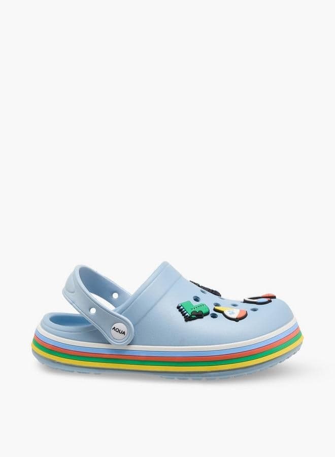 Boys Backstrap Jibbitz Accent Clogs — 26