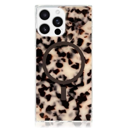 Flaunt Official Square Protective Case Compatible with iPhone 16 Pro Compatible with MagSafe Wireless Charging DropTested Shockproof Blonde Tortoise Shell