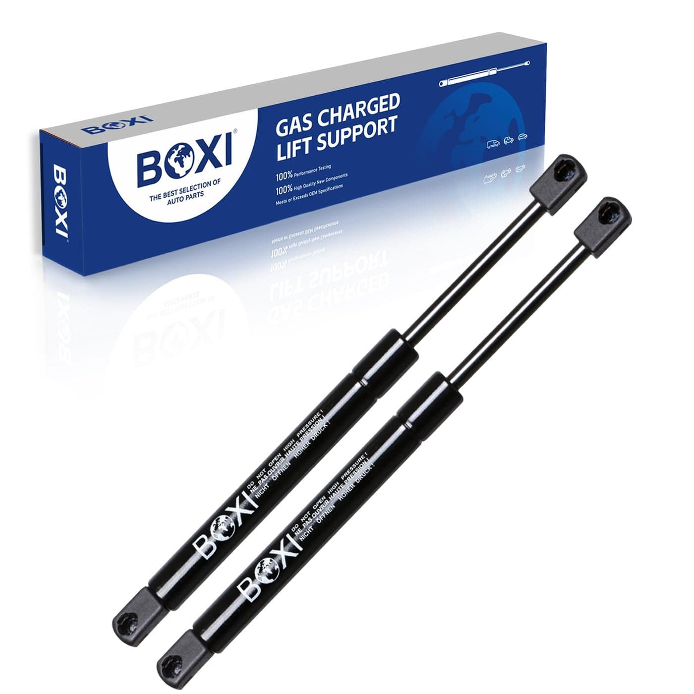 BOXI 2pcs Rear Glass Window Lift Supports Gas Struts Shocks Springs For CADILLAC Escalade 1720Cadillac Escalade 1517 Chevry Suburban Tahoe 1520GMC Yukon 1520 Sport Utility SG330128 6869 PM3657