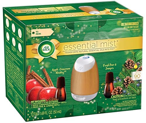 Air Wick Air Wick Essential Mist Fall Starter Kit 1 Diffuser 2 Refills Apple Cinnamon Woodland Pine 3 Count