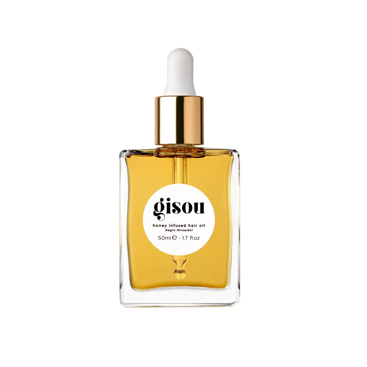 Gisou Honey Infused Hair Oil AwardWinning Hydration Frizz Control Shine Treatment Mirsalehi Honey Botanical Oils Heat Protection up to 450F Lightweight NonGreasy Oil for All Hair Types