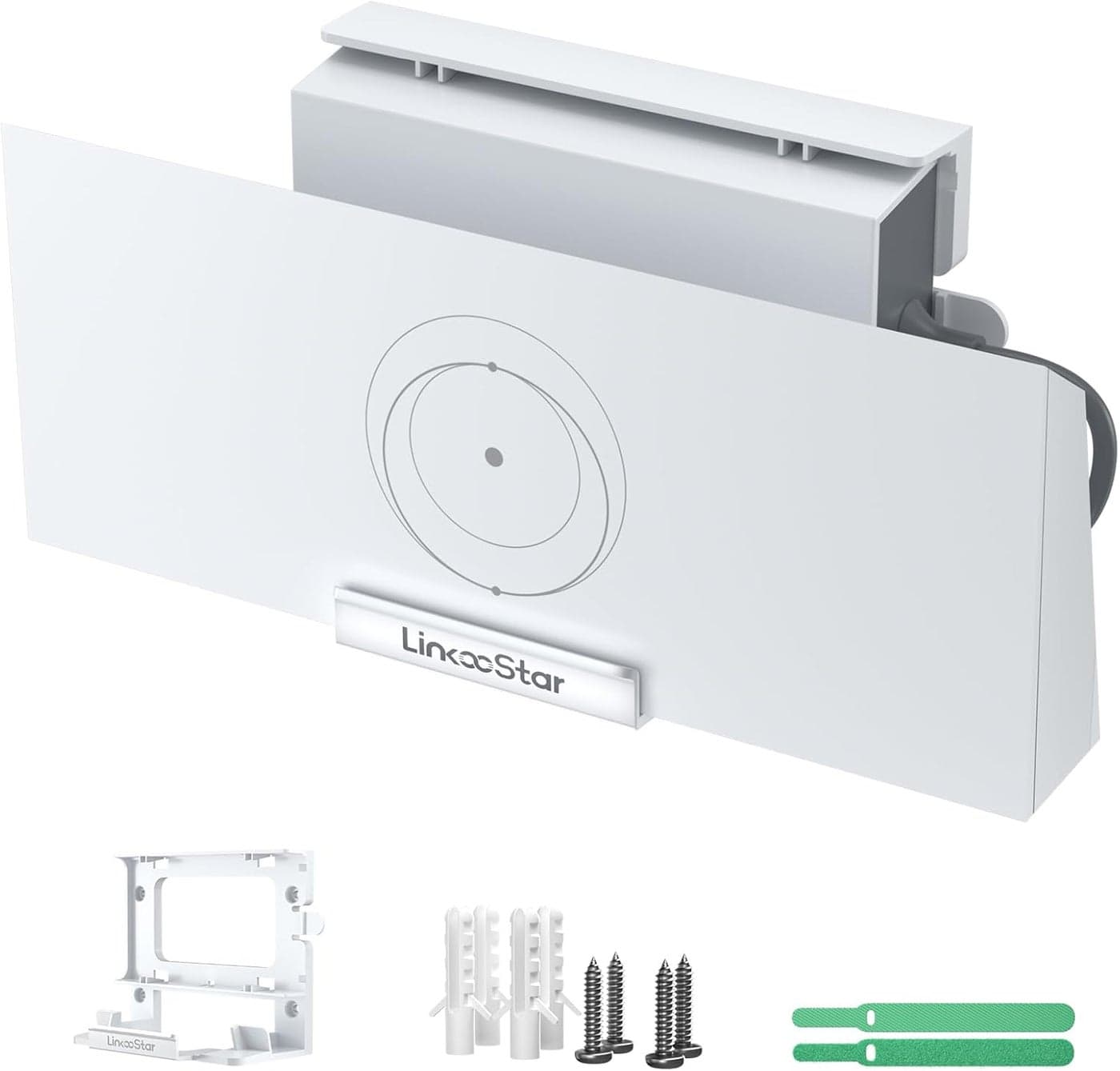 Linkoostar Starlink Gen 3 Router Mount All in One Starlink Router Wall Mount for Star Link Standard V3 Mesh Router Gen 3 Power Supply Mounting Kit AccessoriesLM3C
