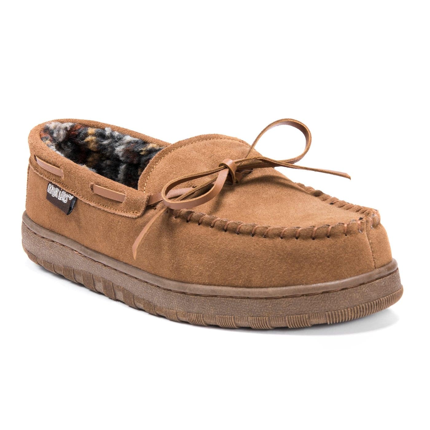 MUK LUKS Mens Paul Slipper Tan 12