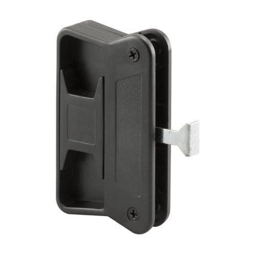 PrimeLine A 168 Black Plastic Sliding Screen Door Latch and Pull fits Superior Single Pack Black