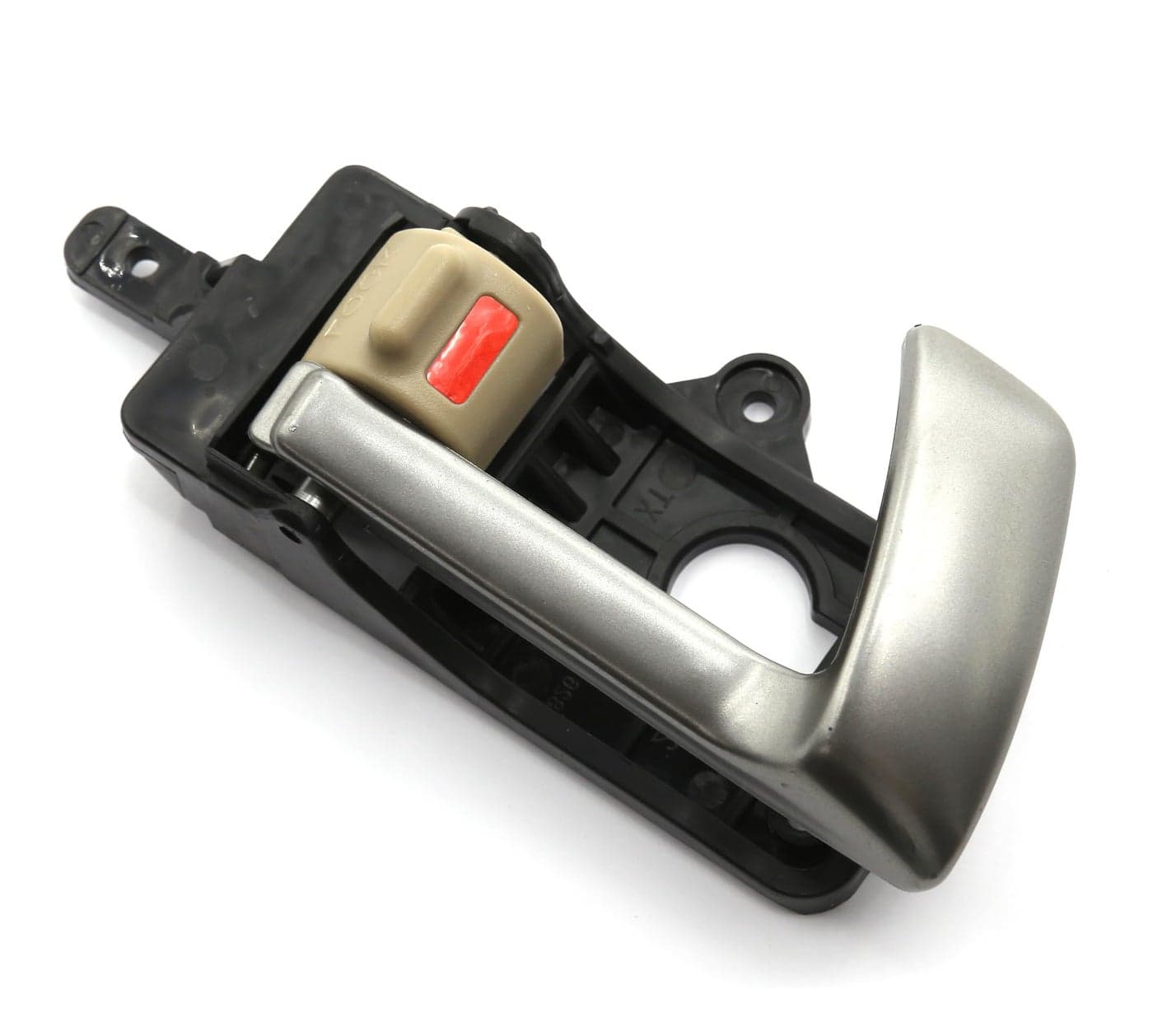 Otois Interior Door Handle Gray Beige Key Lock Button 826202B010J9 Passenger Side for Hyundai 2007 2012 Santa Fe