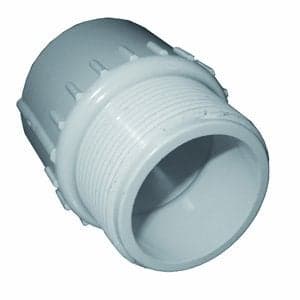 Schedule 40 Male Adapter - 1 1/2" Male x 2" Slip