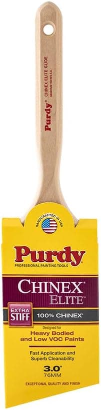 3 Purdy 144552930 Chinex Elite Glide Paint Brush Angle Sash Fluted