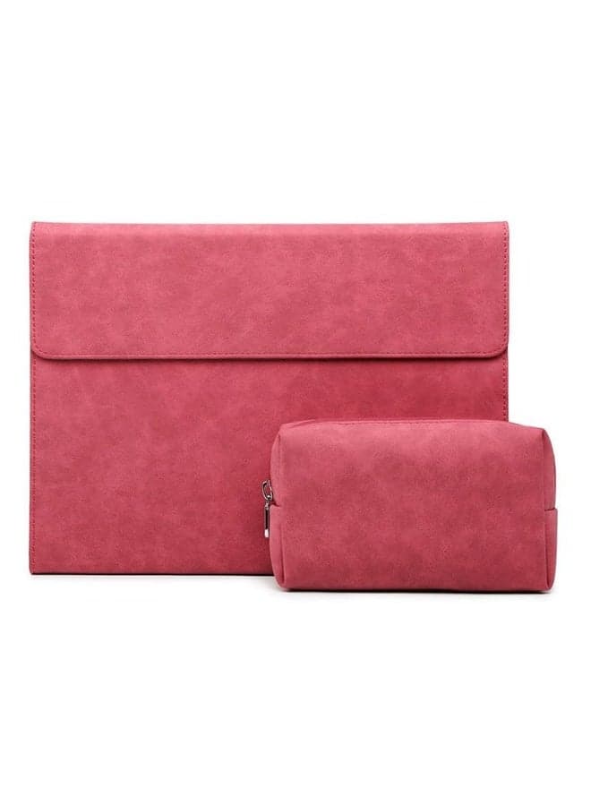 Leather Case Compatible with Samsung Galaxy Tab S10 Ultra, Power Supply Bag + Anti-fall Tablet Protective Cover with Auto Sleep/Wake Stand Function