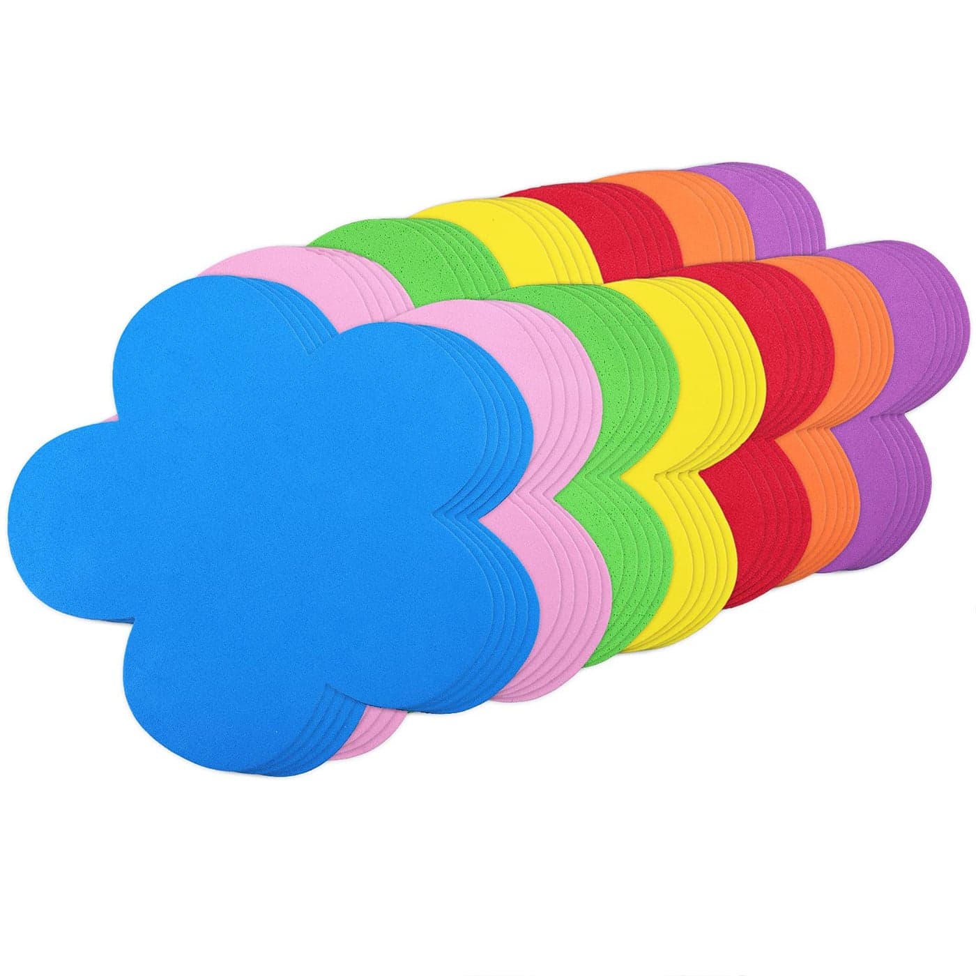 35Pcs Foam Flower Cut Outs 6 Large Foam Flower Shapes for Classroom Decor DIY Craft Party Decor