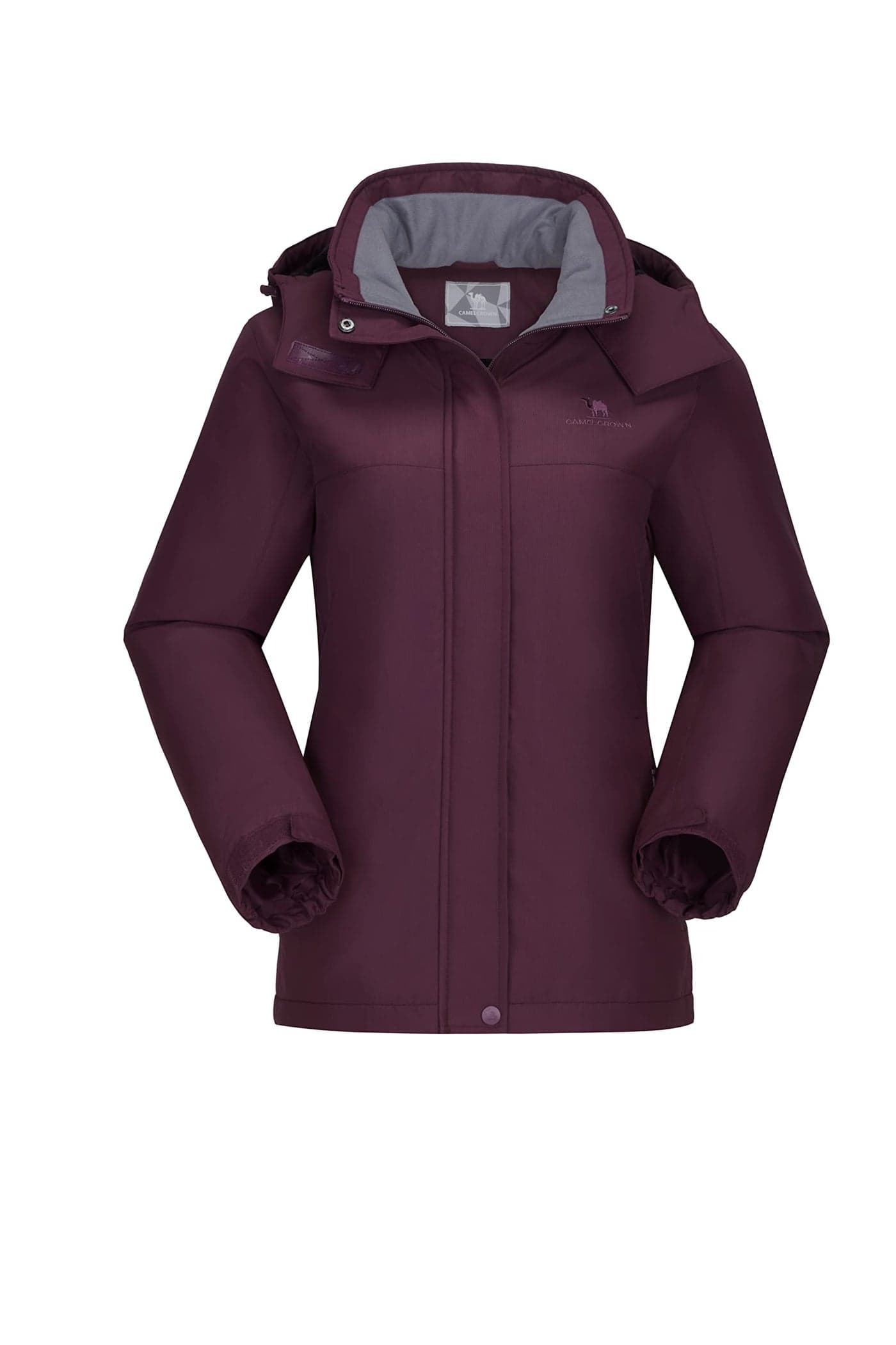 CAMEL CROWN Womens Ski Jacket Winter Snow Coat Warm Fleece Mountain Waterproof Female Jacket