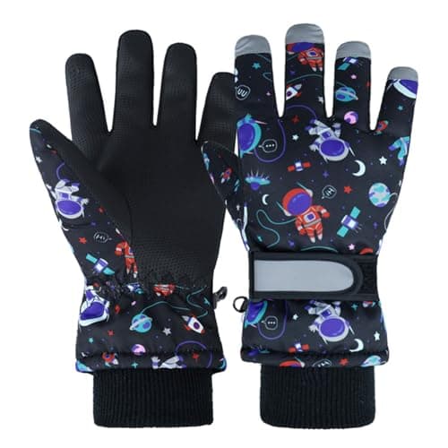 EVBEA Toddler Gloves Baby Winter Snow Gloves Boys KL L