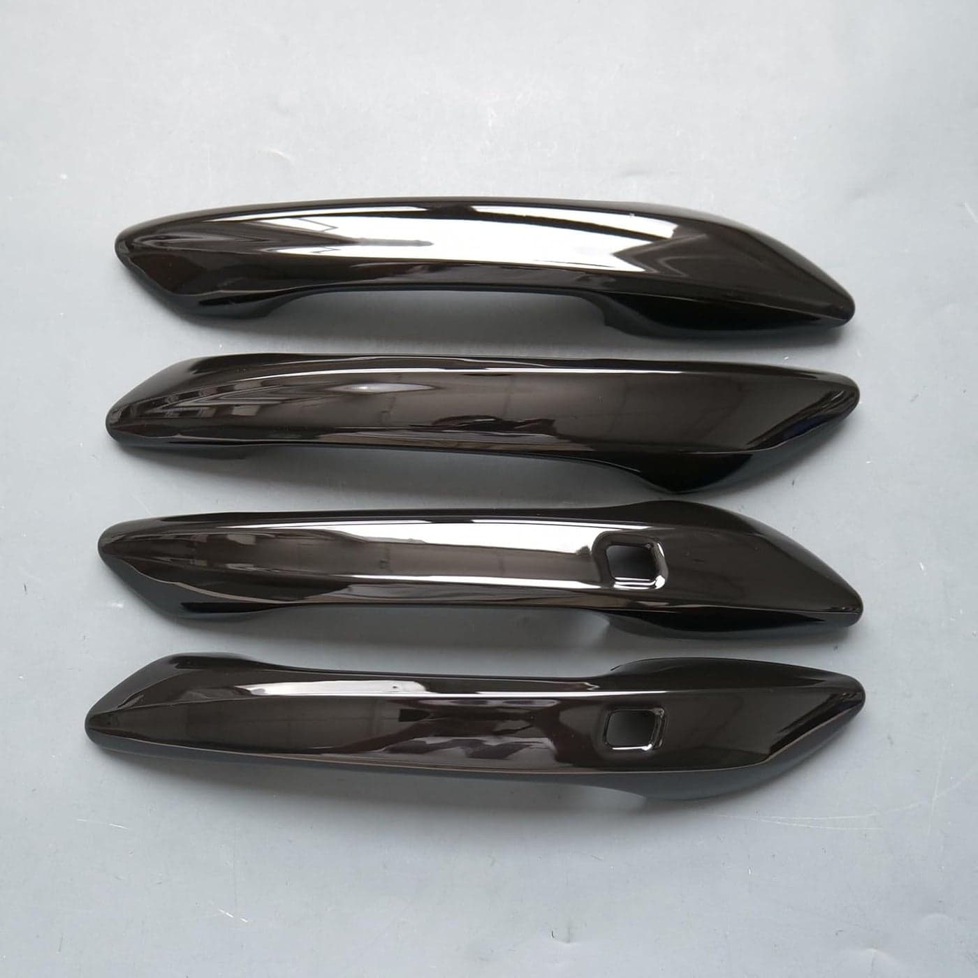 ZiWen Gloss Black Carbon Fiber Sport Door Handle Cover Trim for Hyundai Sonata 2024 2025