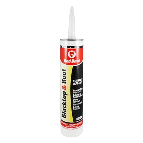 Red Devil 0636 Blacktop and Roof Repair Sealant, Pack of 1, Black