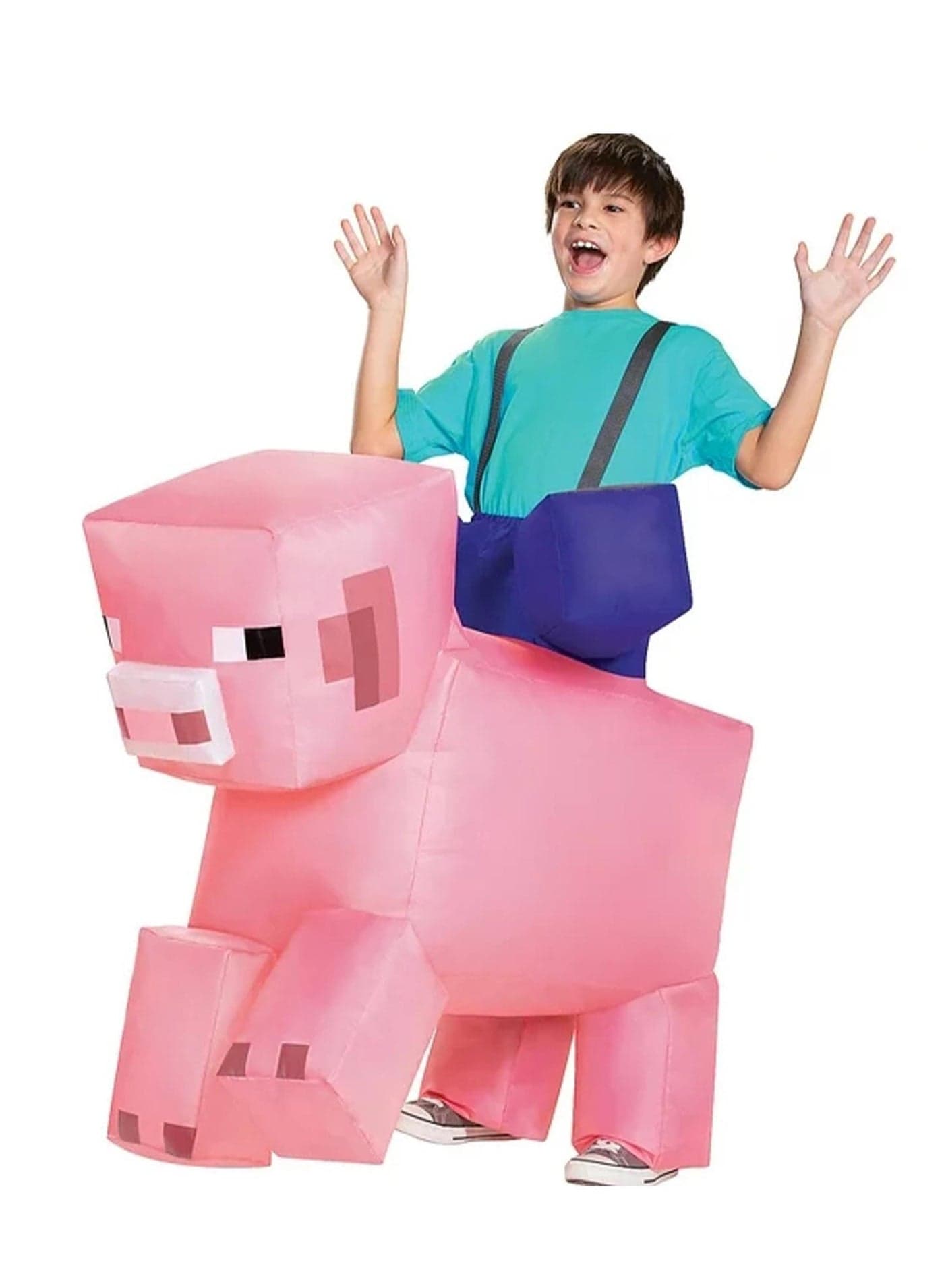 Disguise Minecraft Costume Official Deluxe Minecraft Costume or Kids With Headpiece and Jumpsuit Child Pretend Play and Party Costume For Festivals