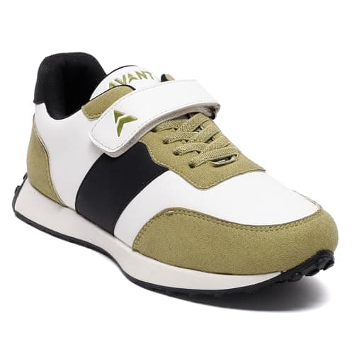 AVANT Kids' TrailPals Sneakers (AVKSH001CL02SIZE12_Olive/Black_UK12)