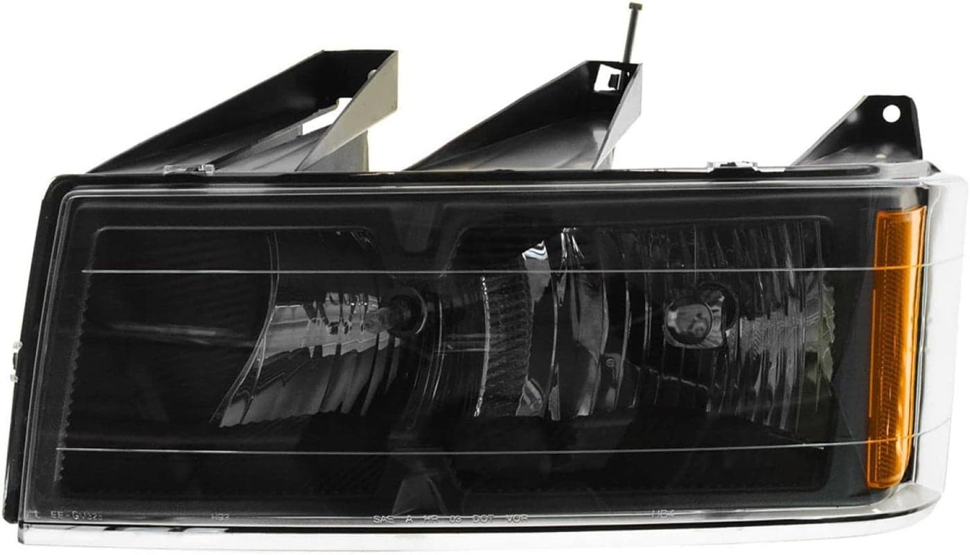 TRQ Left Headlight Assembly for 2004-2012 Chevrolet Colorado, GMC Canyon, and Isuzu Models