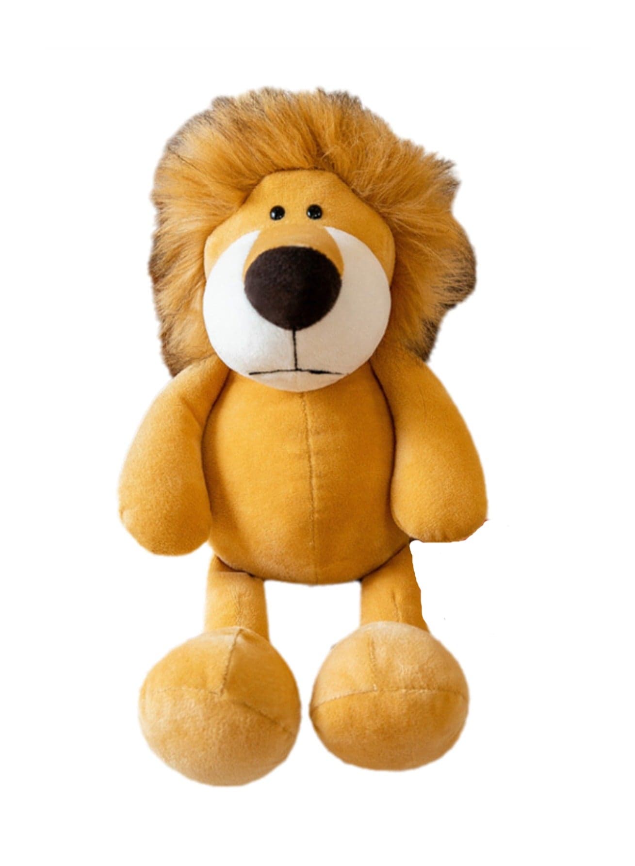 35 CM Cute Cartoon Lion Plush Toy Soft Stuffed Doll For Girls And Boys All Ages Gift
