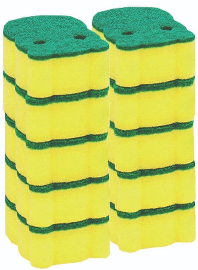 10-Piece Cleaning Sponge Baby Hippo