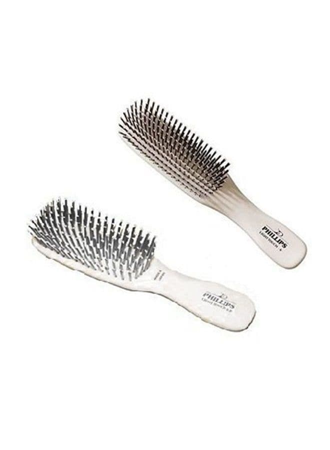 Light Touch 6 Hair Brush and Phillips Brush Light Touch 6 Purse sized combo pack by Phillips Brush