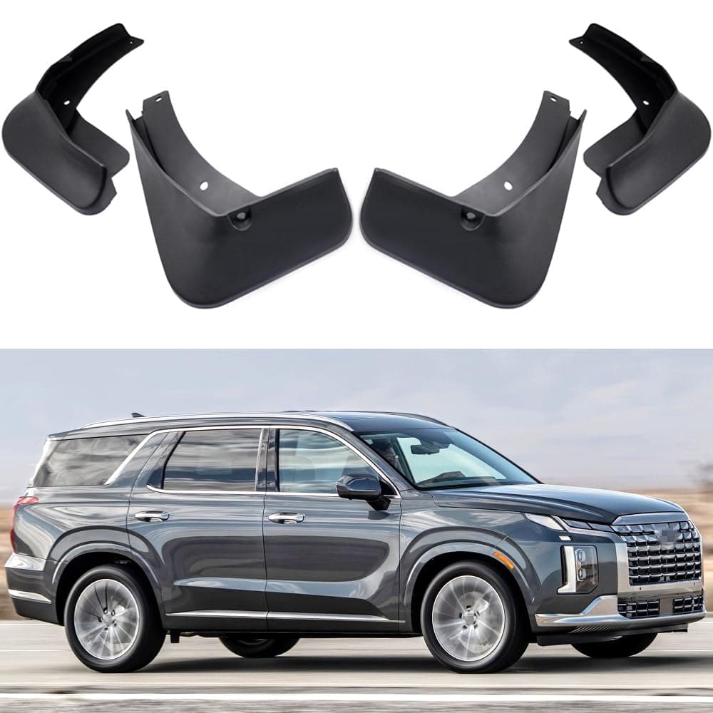 MOERTIFEI Mudguards Mud Flaps Splash Guards Fenders Compatible with 20202024 Hyundai Palisade 4pcs Car Mudguard Black No XRT Models