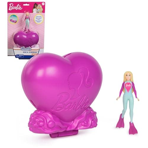 SwimWays Barbie Dive N Surprise Swimming Pool Accessories Kids Pool Toys Pool Party Supplies Barbie Toys for Kids Ages 5 Up