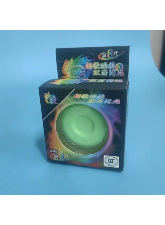 Glow-in-the-Dark Automatic Swing Toy for Kids - Yo-Yo Sleep Swing with LED Lights - Perfect Gift for Children's Day - Factory Direct - Green