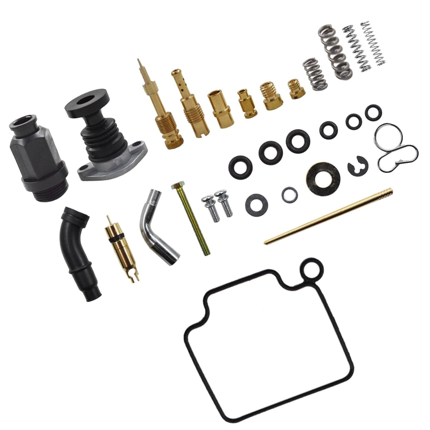 Carb Carburetor Repair Kit with Choke Plunger Starter Valve and Carb Primer Pump Replacement for Honda TRX450ES Foreman 450 1998 19992003