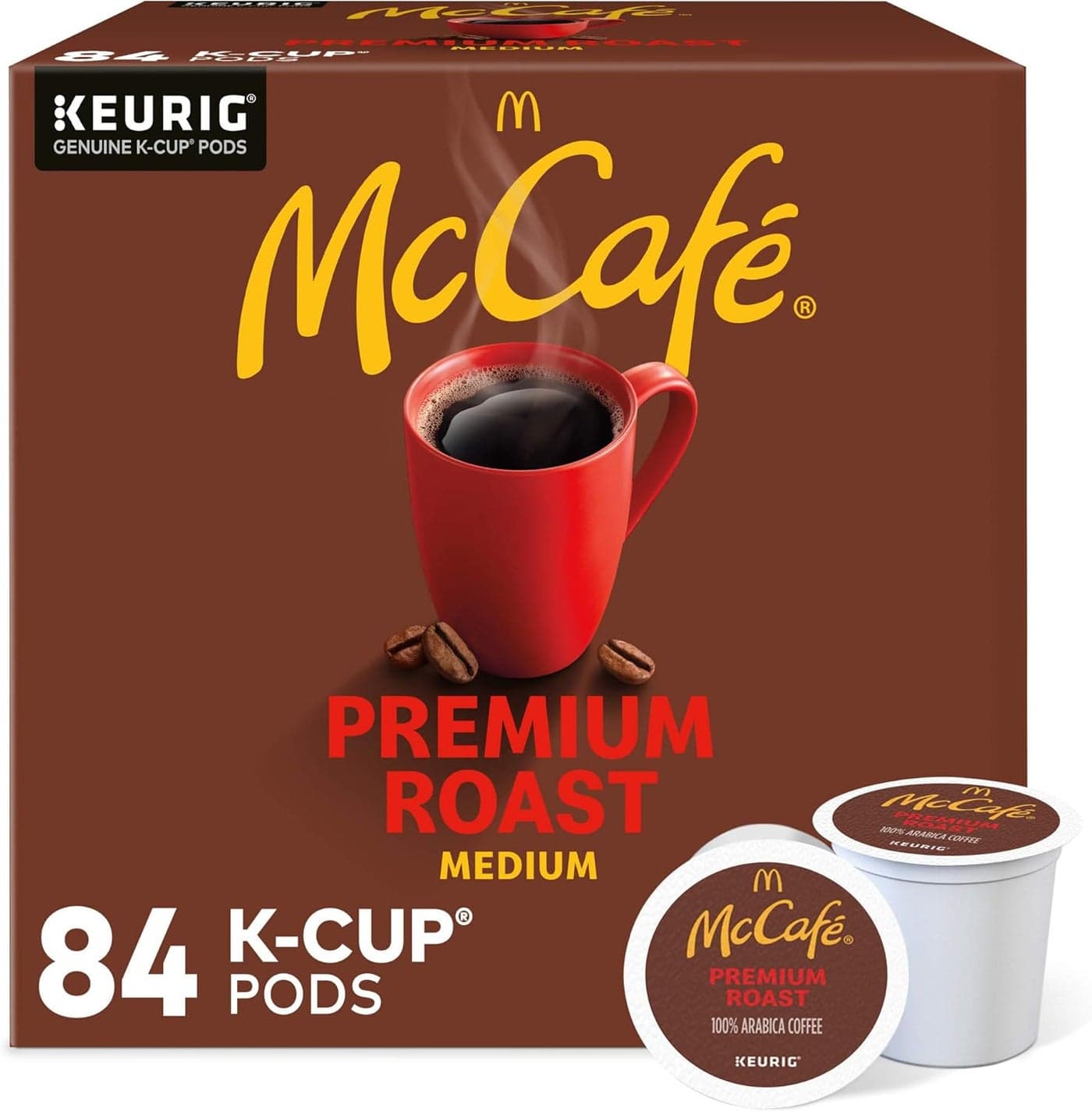 McCafe Premium Roast Coffee K-Cup Pods - 84 Count