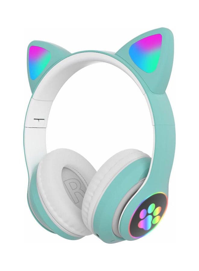 Cat Ears Foldable Headset Multicolour