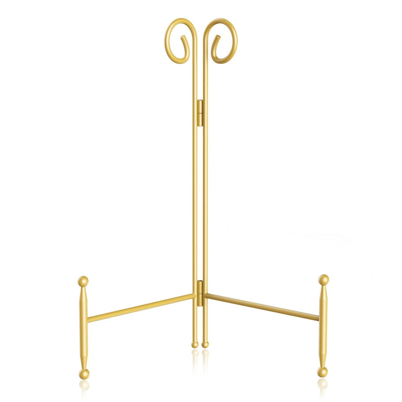 hopeme Metal Holder Display Stand 10 Inch Plate Holder for Decoration Gold Easel Plate Display Photo Holder Stand