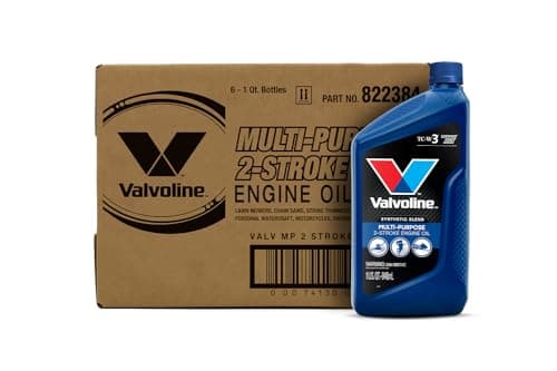 Valvoline 2Cycle MultiPurpose TCW3 Motor Oil 1 QT Case of 6