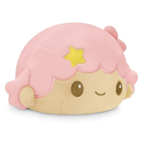 TeeTurtle - The Officially Licensed Original Sanrio Reversible Plushie - Little Twin Stars Plushie - Cute Sensory Fidget Stuffed Animals That Show Your Mood