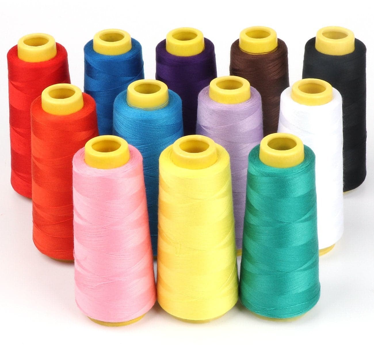 ilauke Sewing Machine Threads 12 Color Polyester AllPurpose Sewing Threads Hand Stitching Quilting1500m Each