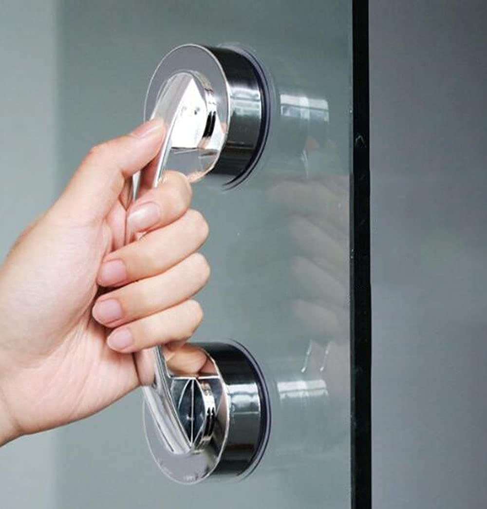 KAFENDA Strong Suction Cup Handle is Suitable for Glass Doors and Windows as Well as cabinets It Features a Seamless Installation is Washable and can be reused