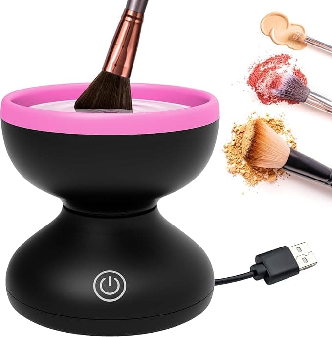 Make up Brush Cleaner Pro 2025 Valentines Gifts to Her Wash in Seconds 35 Electric Makeup Brushes Cleaner Machine Birthday Gifts Types of Makeup Brushes Cleaning Available