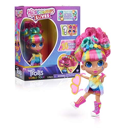 Hairdorables Loves Trolls World Tour Kids Toys for Ages 3 Up by Just Play