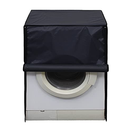 Lithara Waterproof Front Load Washing Machine Cover 8 Kg, 8.2 Kg, 8.5 Kg, 9 Kg (Dark Grey)