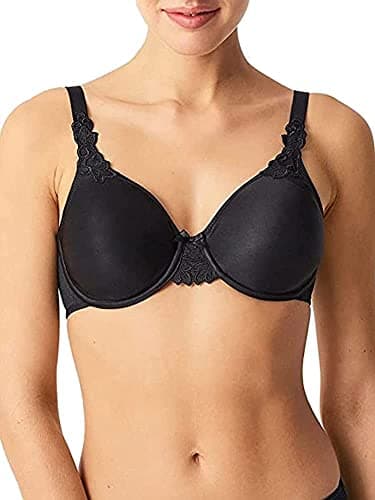 Chantelle Women's Basic Invisible Smooth T-Shirt Bra , Black ,