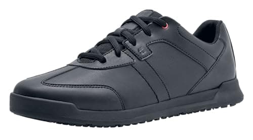 Shoes for Crews Men's Slip-Resistant Work Sneakers – Comfortable, Non-Slip Men's Shoes for Restaurants, Healthcare, Retail, Hospitality & More - Freestyle II, Size 10 Black