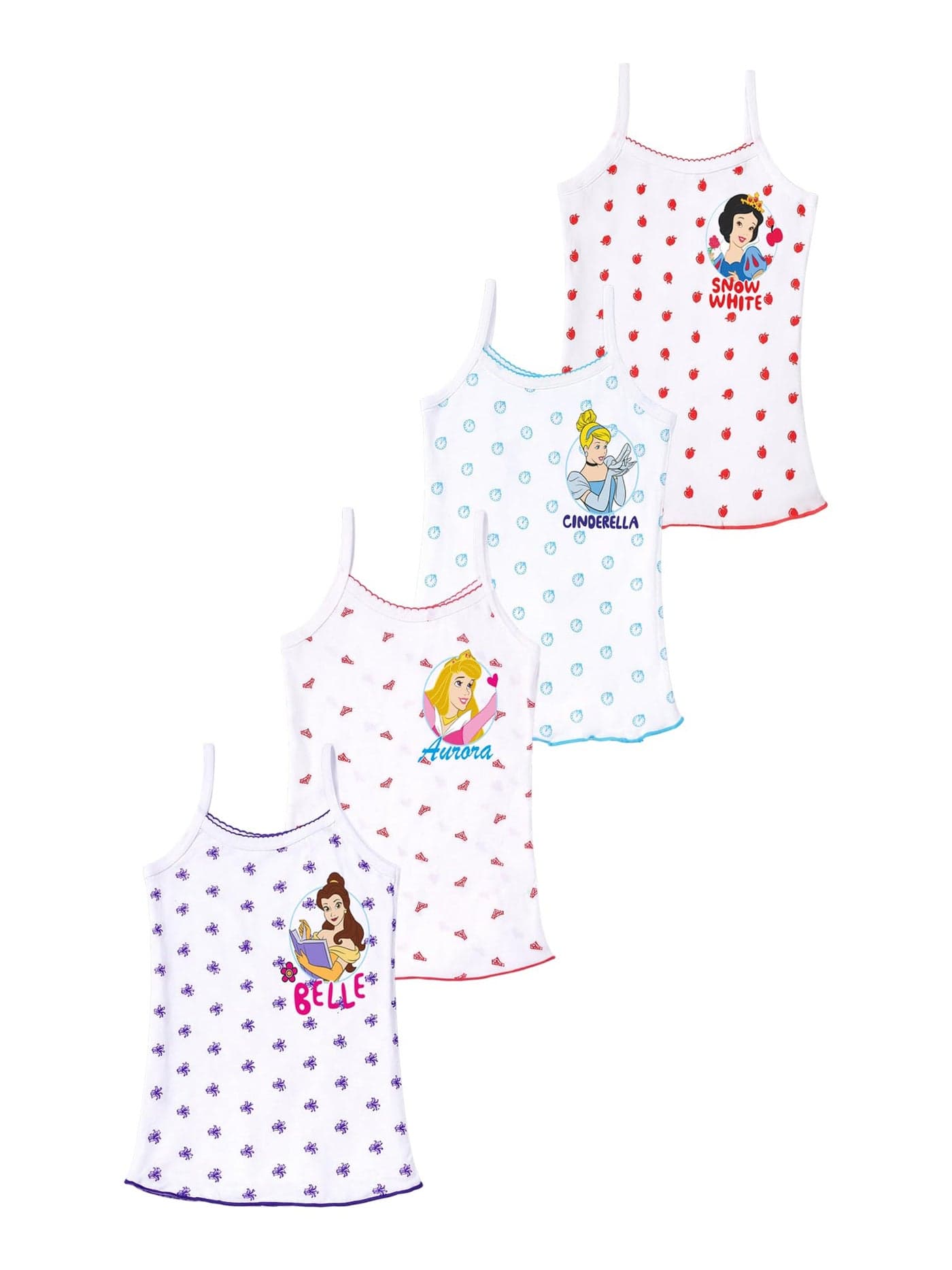 BODYCARE Kids Girl's Combed Cotton Slip 100% Cotton Soft Comfortable | Skin Friendly | Innerwear | Pack of 4…