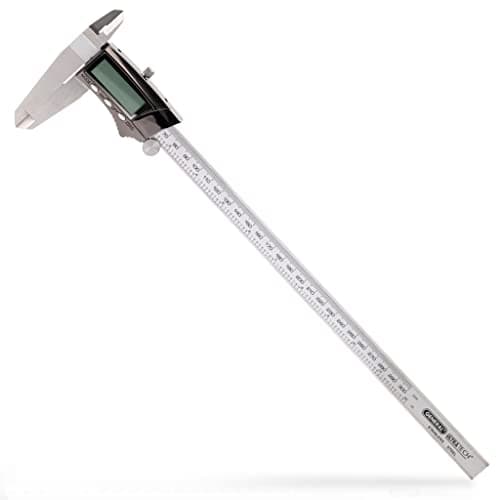 General Tools Digital Caliper 14712 - 12" Caliper Measuring Tool - Stainless Steel Ruler