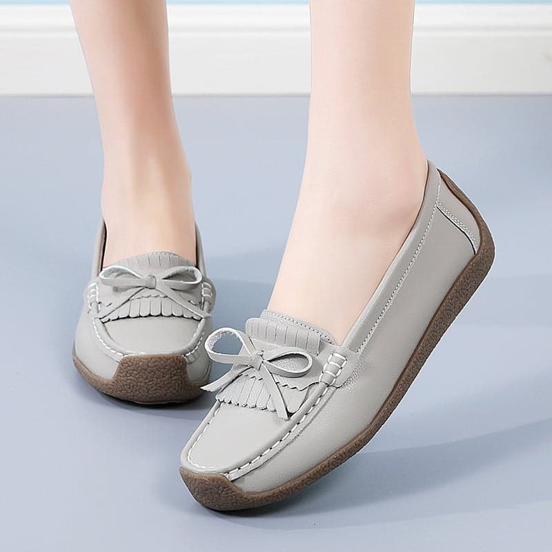 2025 Spring And Flats Shoes Large Size Women'S Shoes Soft Sole Mother'S Shoes Women'S Casual Lazy Slip-Ons 35-44 Sizes