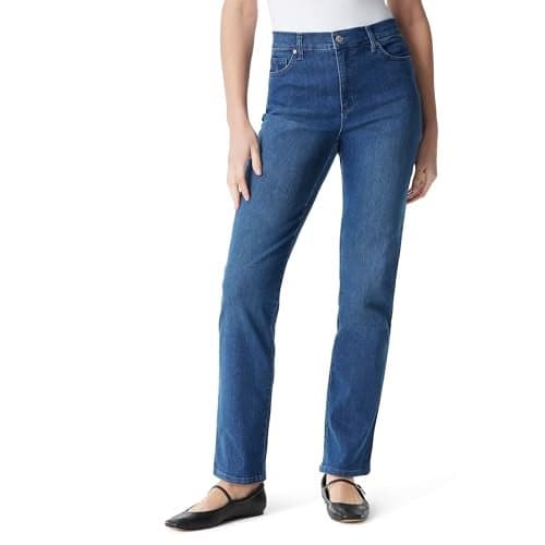 Gloria Vanderbilt womens Amanda Classic High Rise Tapered Jean, Frisco, 6 Petite Regular