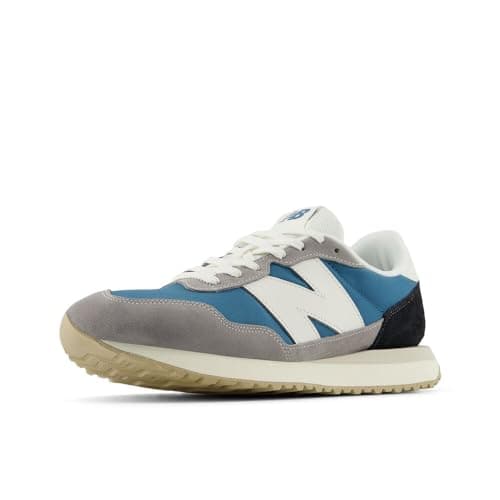 New Balance Men's 237 V1 Sneaker, Grey/Grey, 5