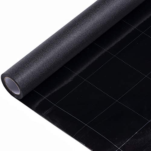 VELIMAX Static Cling Total Blackout Window Film Privacy Room Darkening Window Tint Black Window Cover 100% Light Blocking No Glue (23.6 x 157.4 inches)