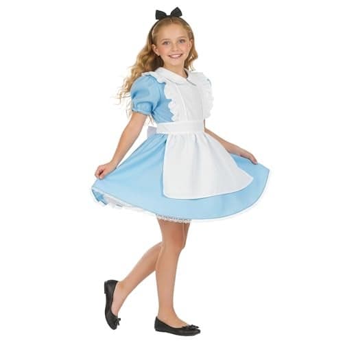 fun shack Alice in Wonderland Costume Kids, Alice Costume Kids, Girls Halloween Costumes, Halloween Costumes for Girls, Small