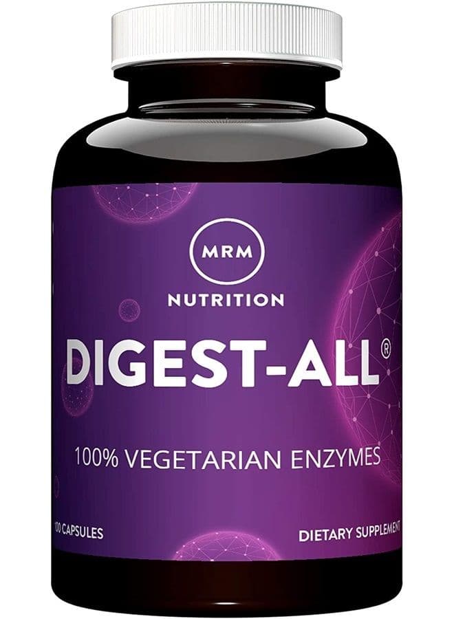Nutrition Digest-All ® | Digestive Enzymes | Improved Digestion and Absorption | Lactase + Amylase + Lipase| May Help with Bloating and Gas| 100% Vegetarian | Gluten-Free | 50 Servings